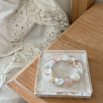 Echo Void——Handcrafted Natural Crystal Beaded Bracelet