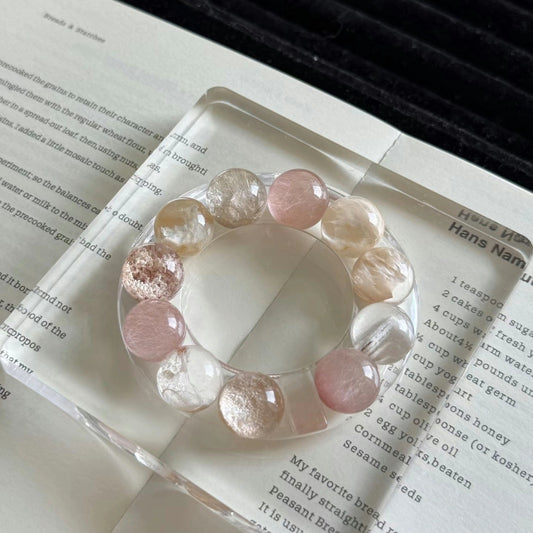 Echo Void——Handcrafted Natural Crystal Beaded Bracelet