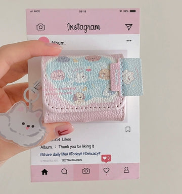 Pink Dog Headphone Bag