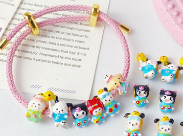 Kuromi diy handmade bracelet necklace accessories