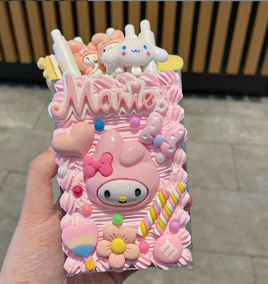 Cream glue pen holder with Sanrio