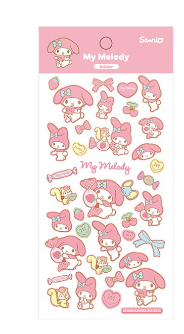 Sanrio stickers-Whole sheet