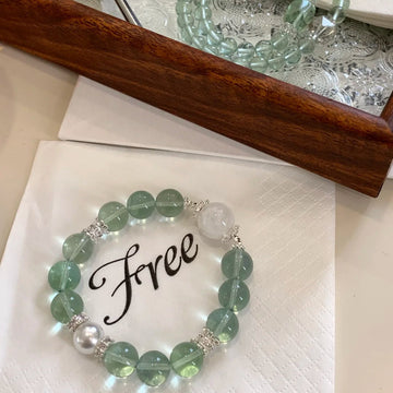 Candeo ——Handcrafted Natural Crystal Beaded Bracelet