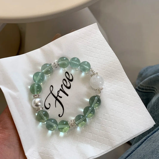 Candeo ——Handcrafted Natural Crystal Beaded Bracelet