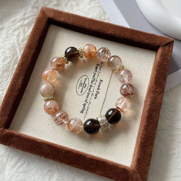 Cloud Bead——Handcrafted Natural Crystal Beaded Bracelet
