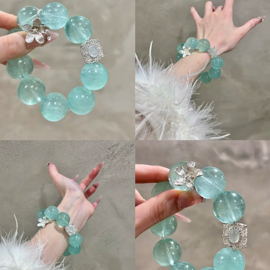 EcoObjet ——Handcrafted Natural Crystal Beaded Bracelet