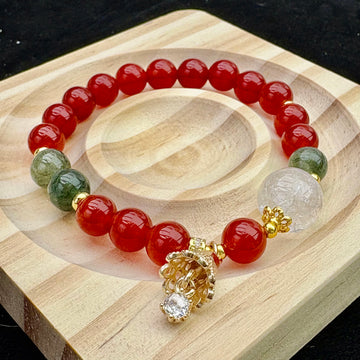Kilig——Handcrafted Natural Crystal Beaded Bracelet