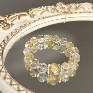 Lichtwin ——Handcrafted Natural Crystal Beaded Bracelet