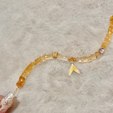 Lucentis——Handcrafted Natural Crystal Beaded Bracelet