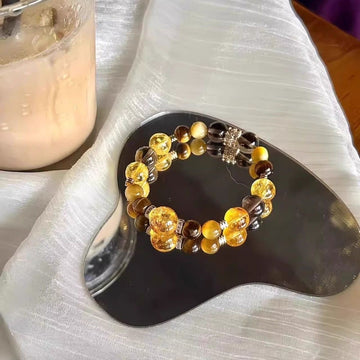 Lunar Crystal——Handcrafted Natural Crystal Beaded Bracelet