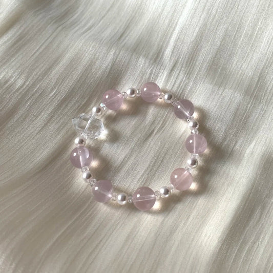 Midssion ——Handcrafted Natural Crystal Beaded Bracelet