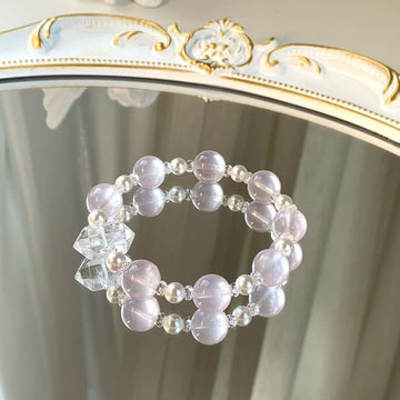 Midssion ——Handcrafted Natural Crystal Beaded Bracelet