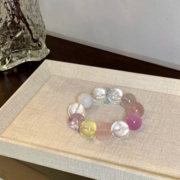 NaiadVol——Handcrafted Natural Crystal Beaded Bracelet