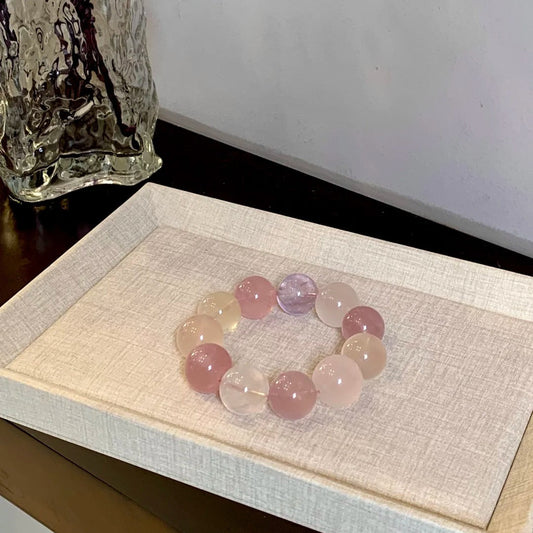 NaiadVol——Handcrafted Natural Crystal Beaded Bracelet