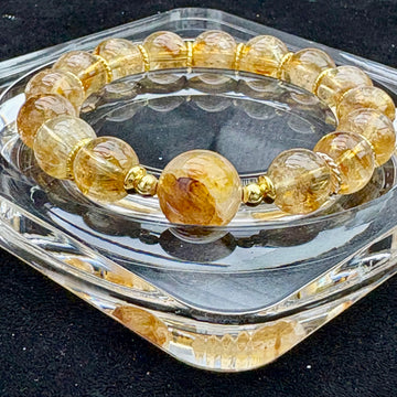 Chere ——Handcrafted Natural Crystal Beaded Bracelet