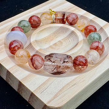 Missyo——Handcrafted Natural Crystal Beaded Bracelet