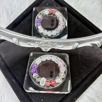 Towave——Handcrafted Natural Crystal Beaded Bracelet